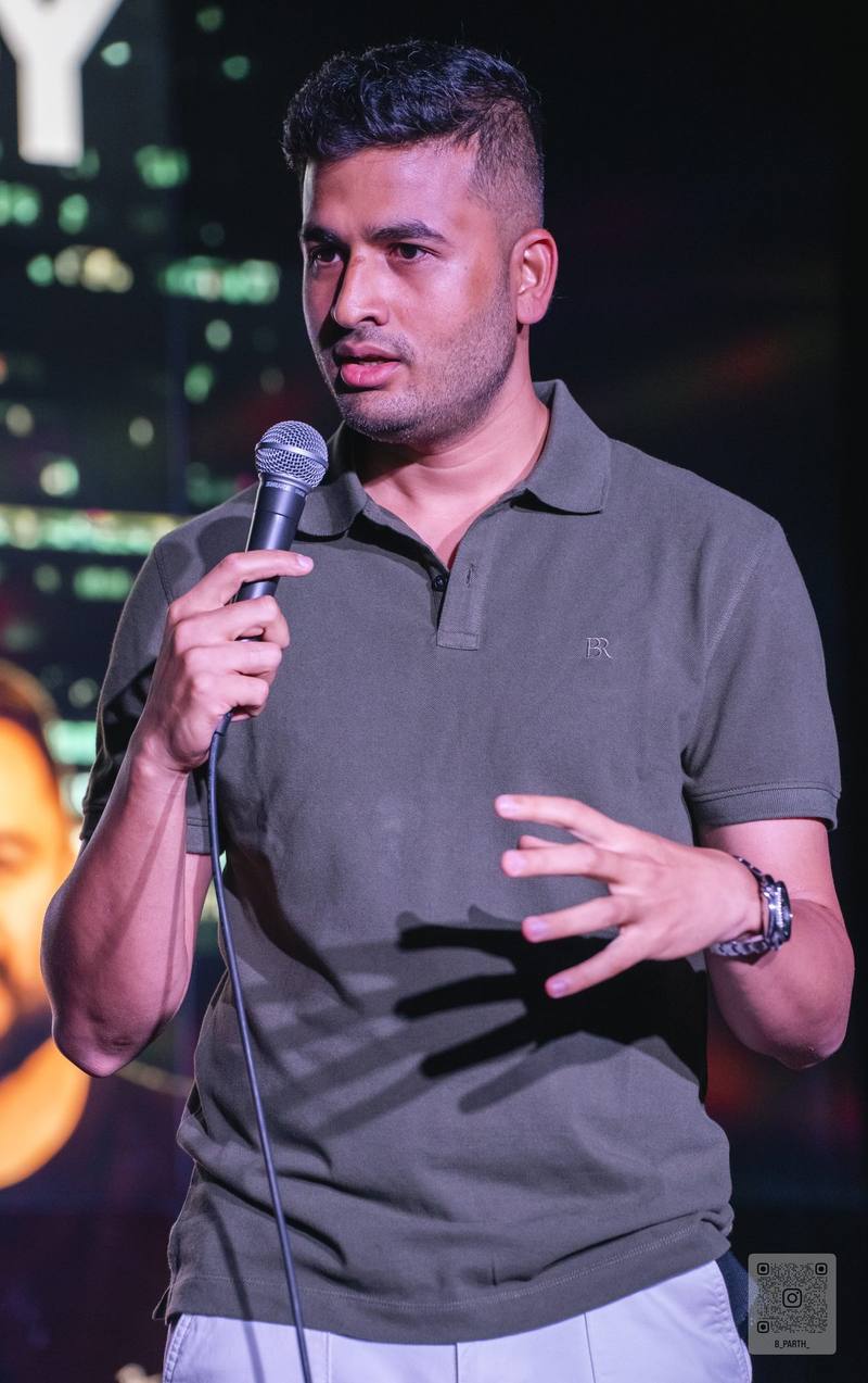 Aalsiiindian — Pratik Chaudhary performing stand-up comedy on stage in Toronto